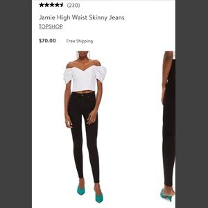 TOPSHOP high waisted jeans